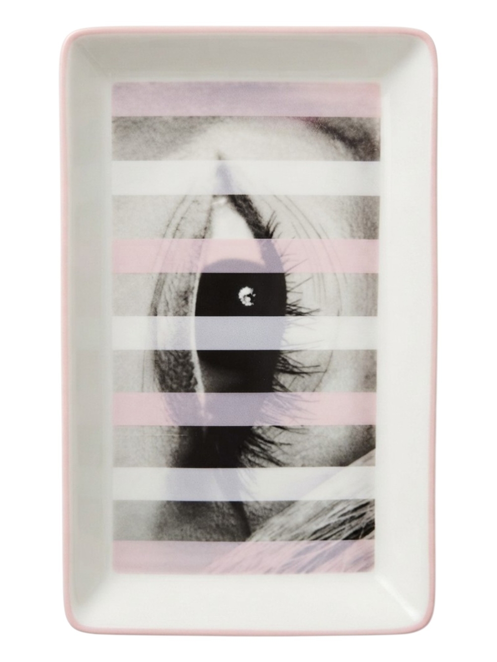 Ariana Grande Fragrances Mod Collection Porcelain Jewelry Tray Striped Eye